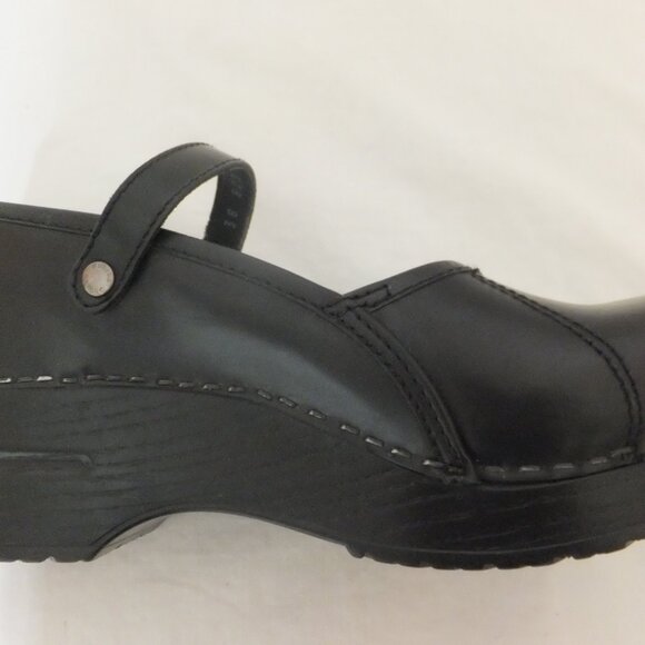 Dansko Shoes EU 38 US 7.5-8 Black Mary Janes Marcelle Leather - Picture 4 of 9